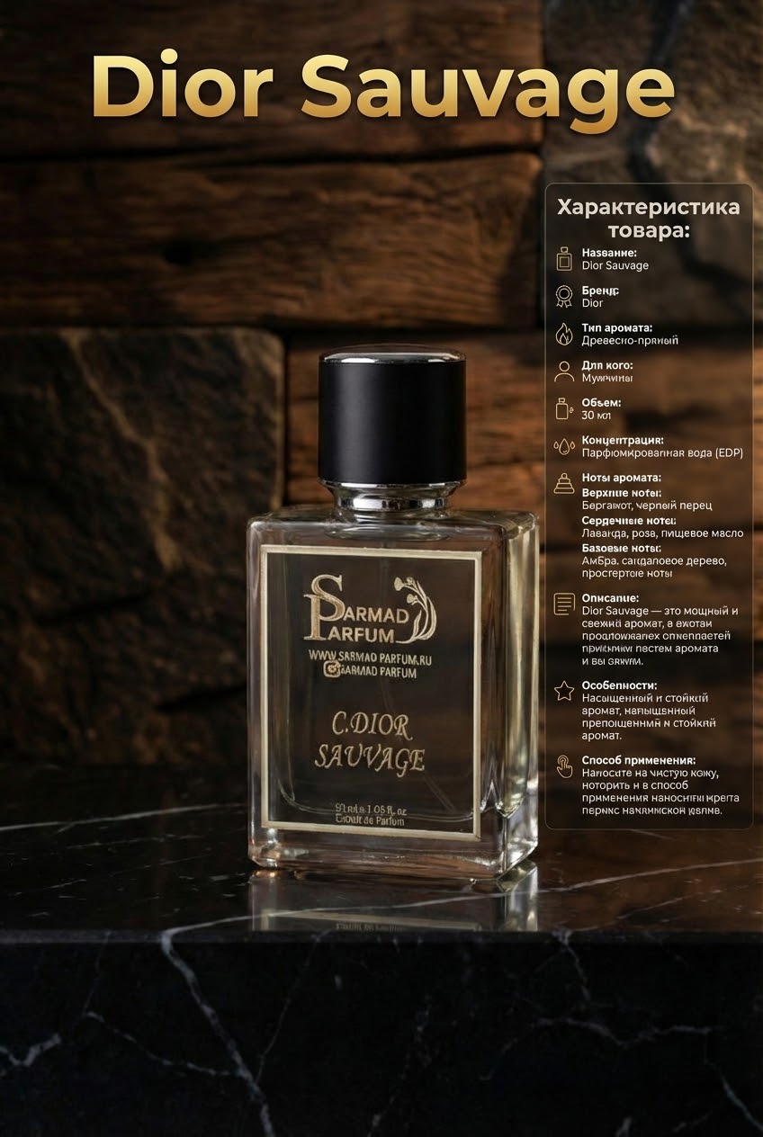 17712306526992d5bcdff5e DIOR SAUVAGE 30 -Мл — изображение 1