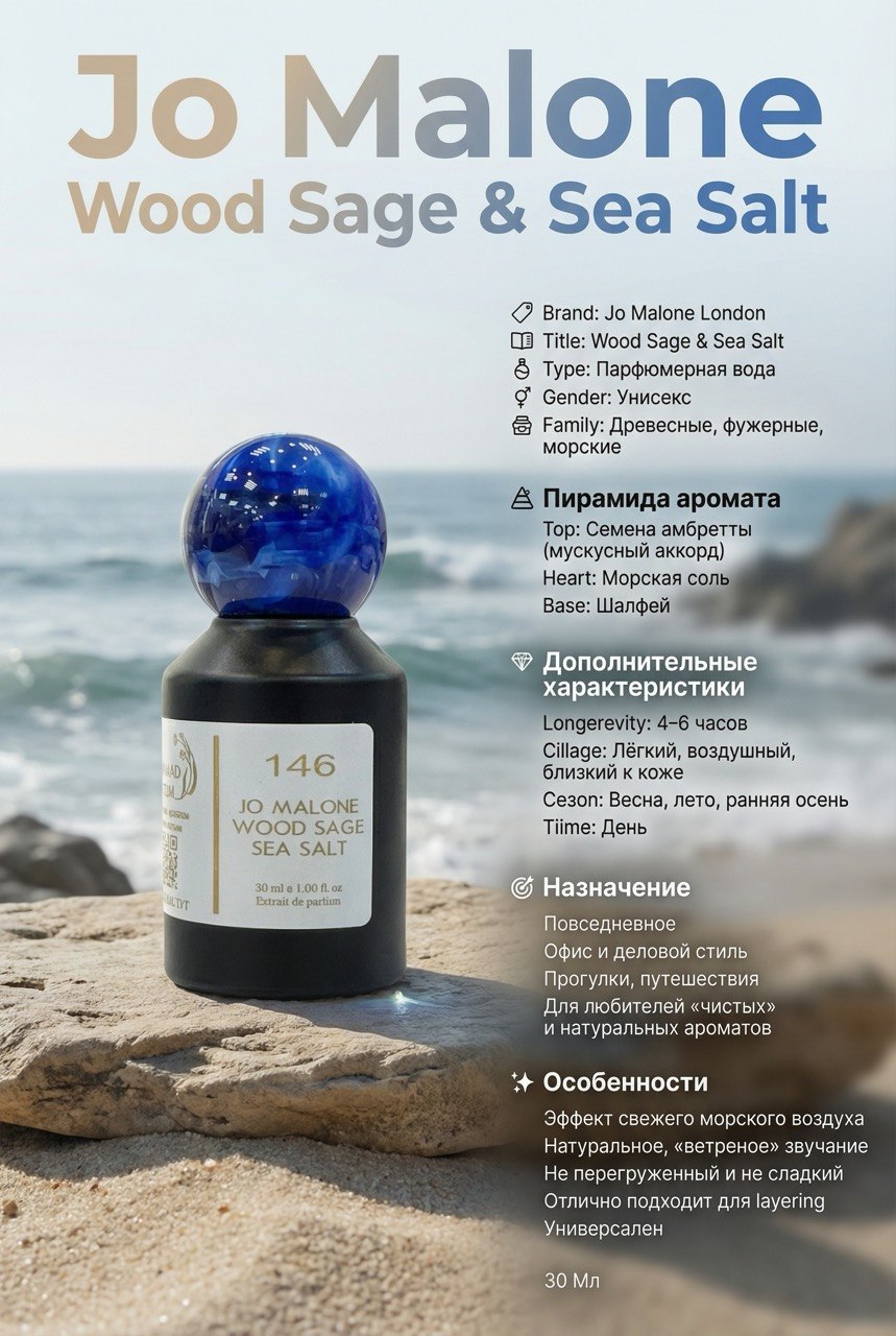 photo_2026-04-01_18-18-33 JO MALONE WOOD SAGE & SEA SALT-30ML — изображение 1